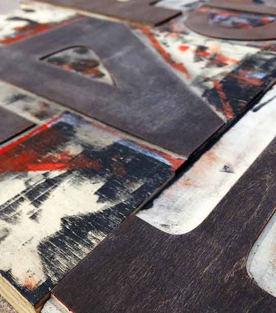 del14 woodblock letters