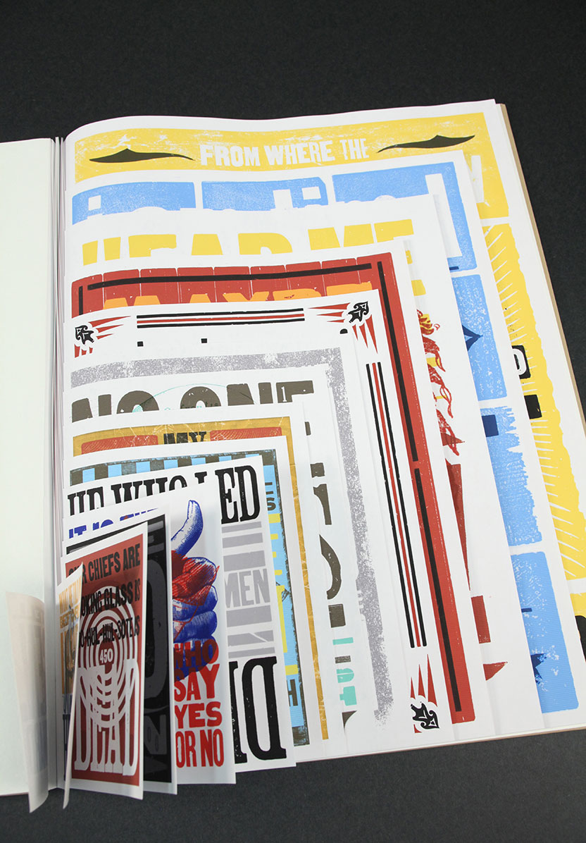 Book designed around Chief Joseph’s speech for the Nez Perce tribe